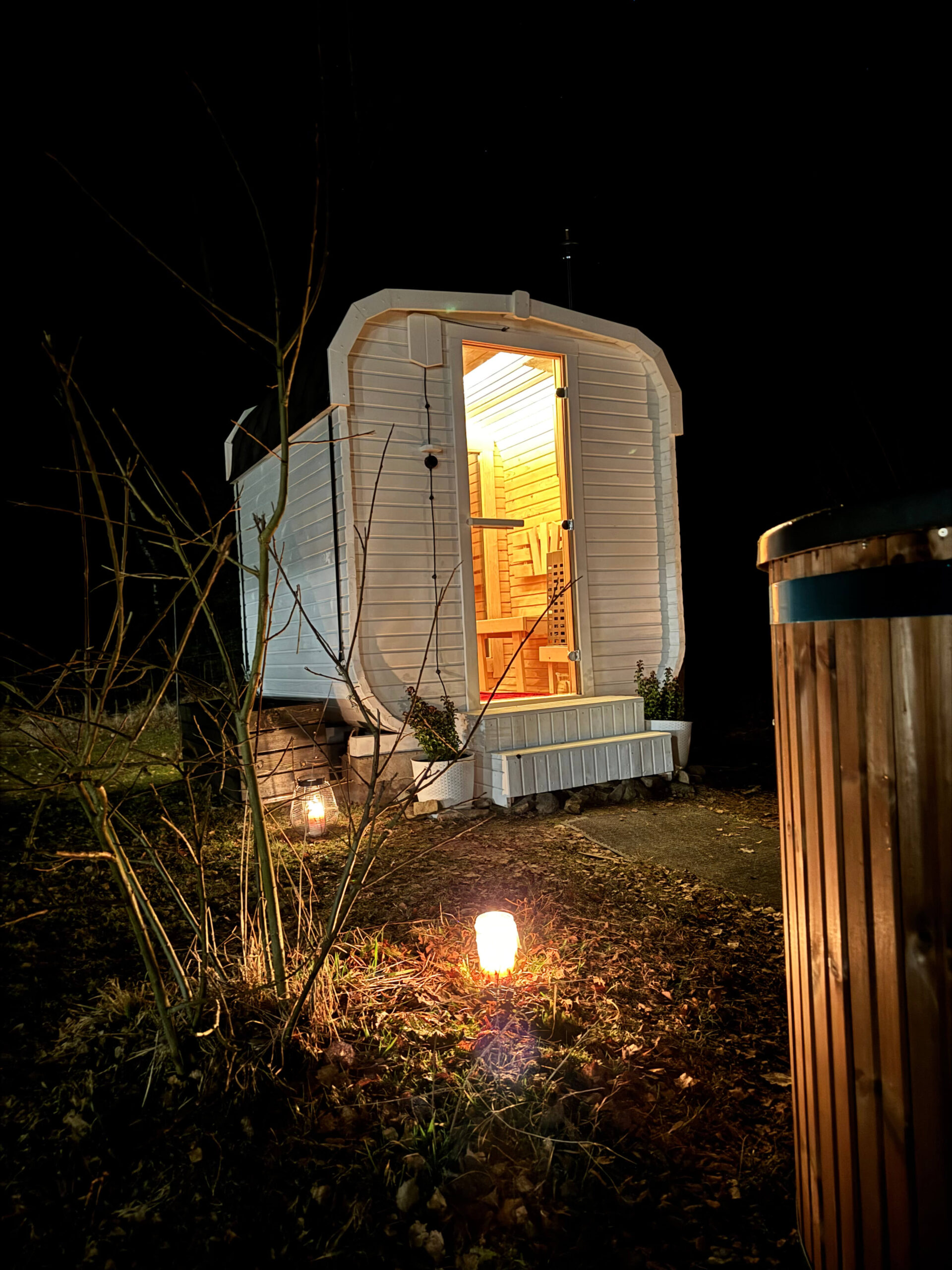 Sauna Sheep with a View